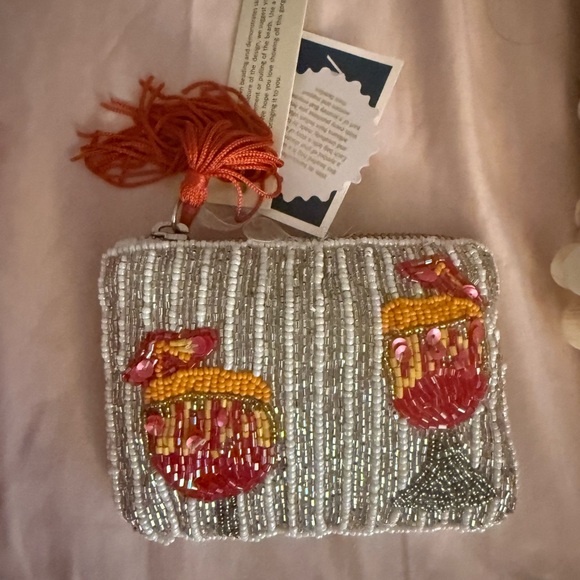 Accessories - Beaded Cocktail Design pouch